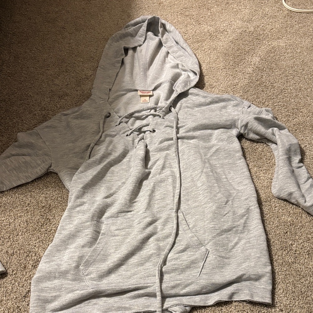 Mossimo Supply Co. Light Gray Hoodie